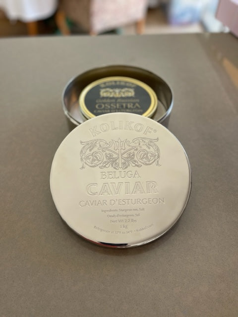 Beluga Caviar Tin Container