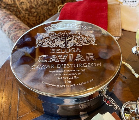 Beluga Caviar Tin Container