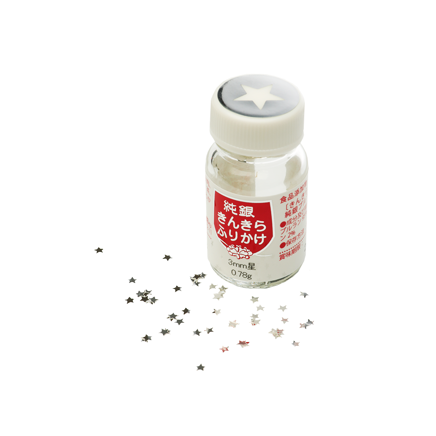 Edible Silver -Star Sprinkles 0.78g